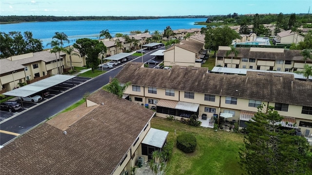 9209 Seminole Blvd Unit 156, Seminole, FL 33772 - aerial view of residential area featuring a large body of water