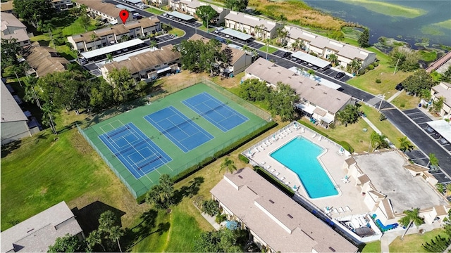 9209 Seminole Blvd Unit 156, Seminole, FL 33772 - aerial view of a pool