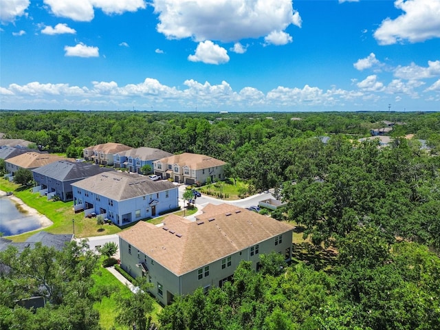 6745 Citrus Creek Ln, Tampa, FL 33625 - aerial view of residential area with a heavily wooded area