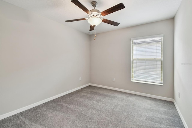 10822 Crushed Grape Dr, Riverview, FL 33578 - unfurnished room featuring carpet floors, baseboards, and ceiling fan