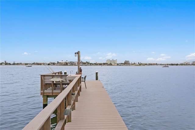 7060 S Shore Dr S, South Pasadena, FL 33707 - dock area featuring a water view