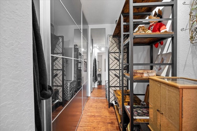 view of storage area