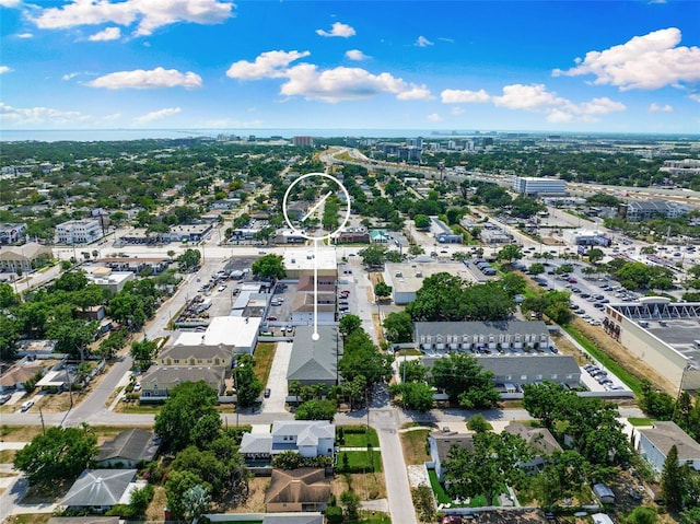 aerial view of property and surrounding area