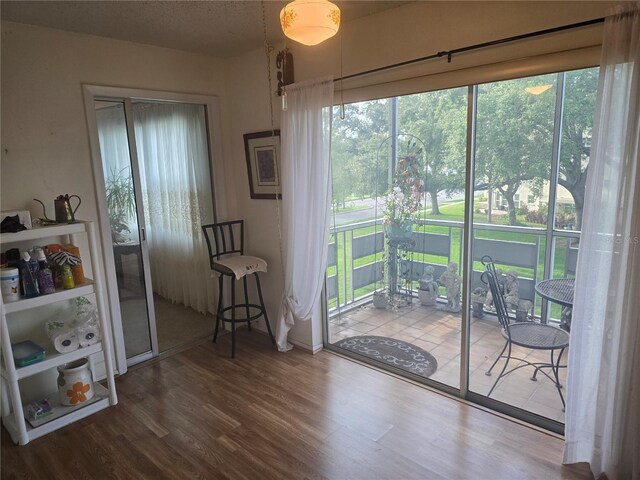 5705 80th St N Unit 303, Saint Petersburg, FL 33709 - doorway to outside with wood finished floors