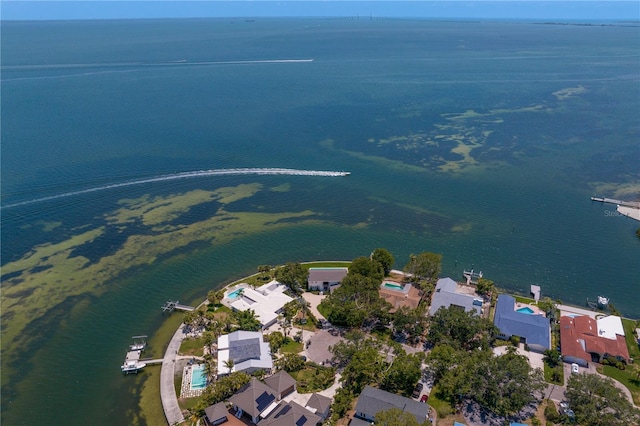 218 Colony Point Rd S, Saint Petersburg, FL 33705 - aerial view of residential area with a large body of water