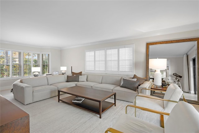 218 Colony Point Rd S, Saint Petersburg, FL 33705 - living room with ornamental molding