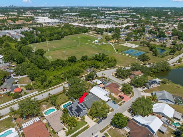 view of property location with a large body of water