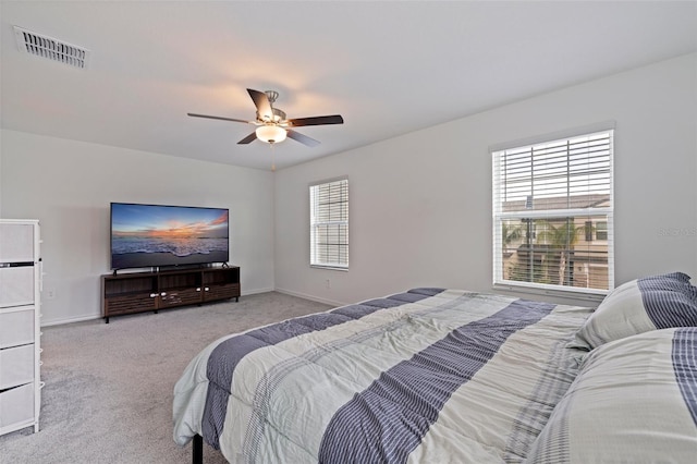 6542 95th Pl N, Pinellas Park, FL 33782 - bedroom featuring carpet flooring, baseboards, and ceiling fan