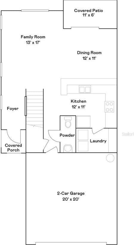 6542 95th Pl N, Pinellas Park, FL 33782 - home floor plan