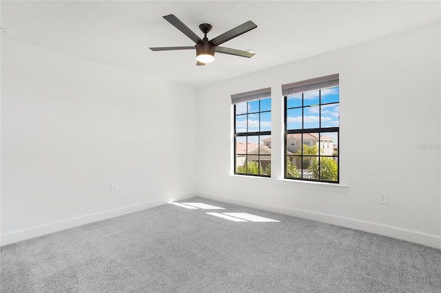 16117 Rosemallow Ln, Alva, FL 33920 - carpeted spare room with baseboards and ceiling fan