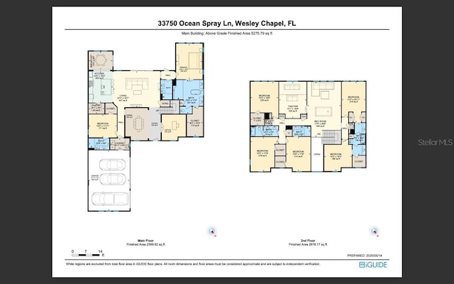 33750 Ocean Spray Ln, Wesley Chapel, FL 33543 - property floor plan