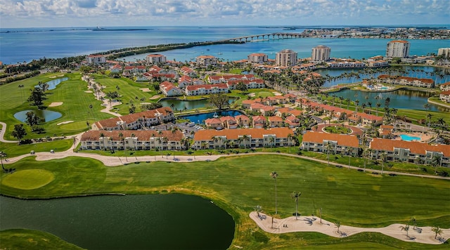 6151 Bahia Del Mar Blvd Unit 126, Saint Petersburg, FL 33715 - bird's eye view of a nearby body of water and a golf course