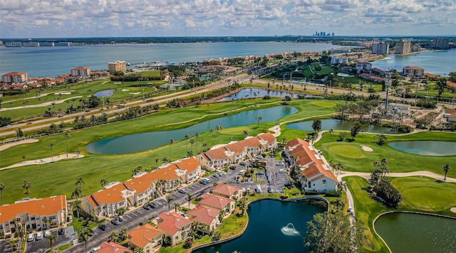 6151 Bahia Del Mar Blvd Unit 126, Saint Petersburg, FL 33715 - aerial view of property's location with a nearby body of water and a golf club