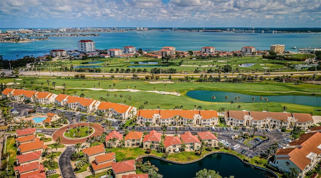 6151 Bahia Del Mar Blvd Unit 126, Saint Petersburg, FL 33715 - aerial view of property's location featuring a large body of water and a golf course