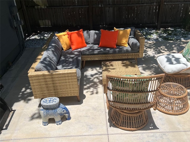 3305 10th Ave N, Saint Petersburg, FL 33713 - view of patio with an outdoor living space