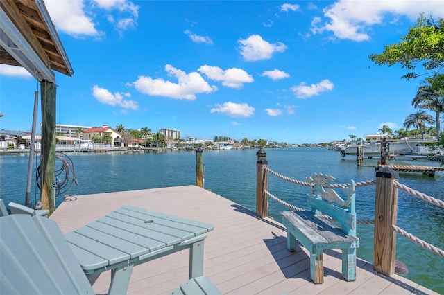 106 Midway Is, Clearwater Beach, FL 33767 - dock featuring a water view