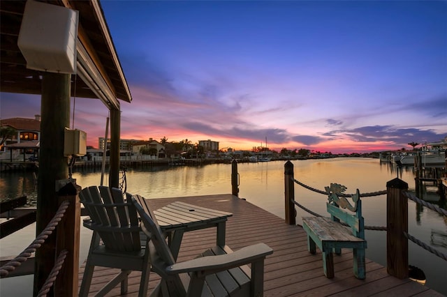 106 Midway Is, Clearwater Beach, FL 33767 - dock with a water view