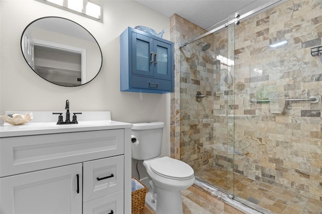 106 Midway Is, Clearwater Beach, FL 33767 - bathroom featuring vanity and a stall shower
