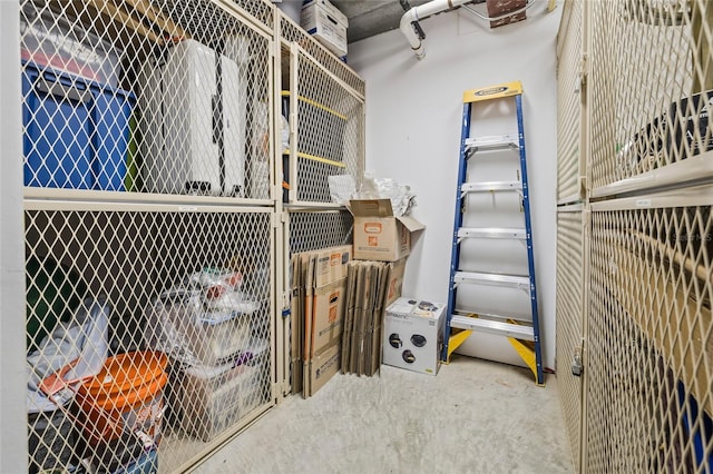 view of storage
