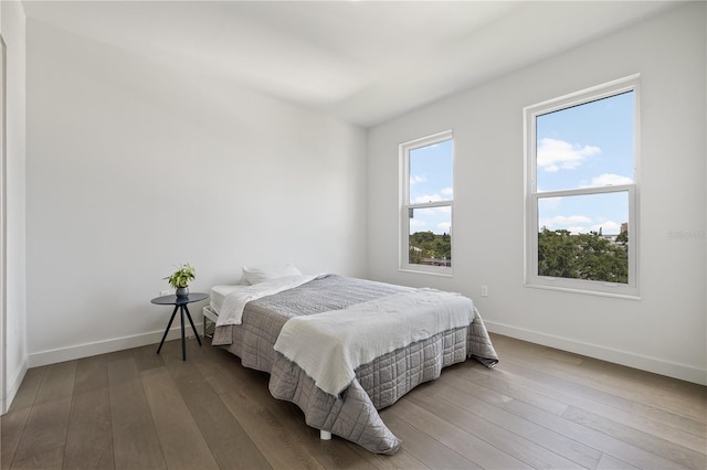 205 5th Ave N Unit 501, Saint Petersburg, FL 33701 - bedroom with multiple windows, hardwood / wood-style flooring, and baseboards