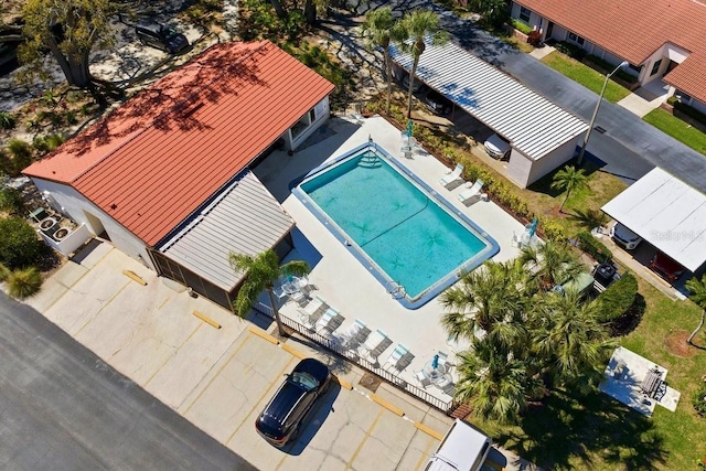 1126 Tarridon Ct, Dunedin, FL 34698 - view of subject property featuring a pool
