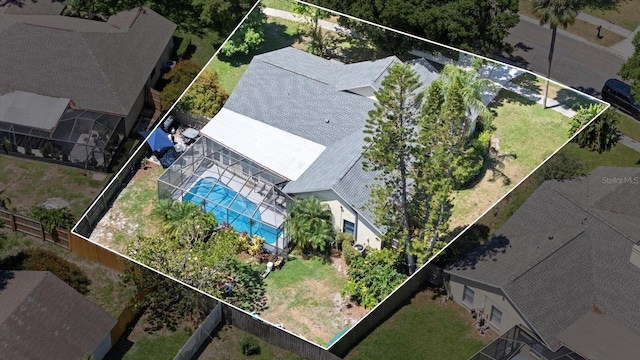 1914 Elk Spring Dr, Brandon, FL 33511 - aerial view of property's location featuring property boundaries highlighted and a pool
