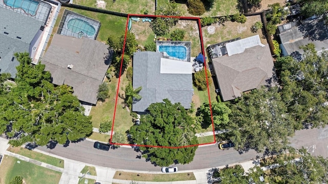 1914 Elk Spring Dr, Brandon, FL 33511 - view of property location with a pool area and property boundaries highlighted