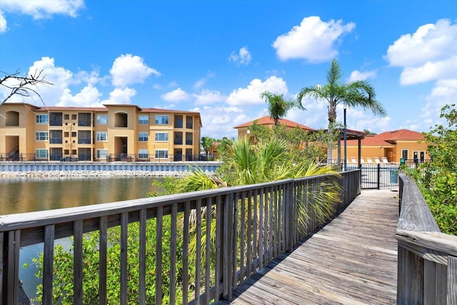 4333 Bayside Village Dr Unit 110, Tampa, FL 33615 - dock featuring a water view