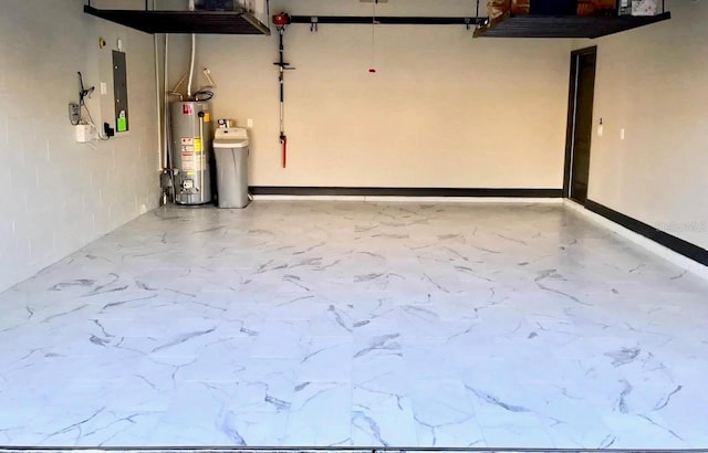 1147 Halapa Way, Trinity, FL 34655 - garage with water heater and electric panel