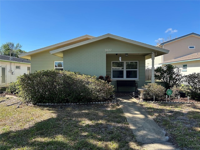 3827 15th Ave N, Saint Petersburg, FL 33713 - view of front of house featuring a front yard
