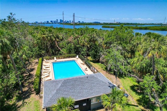 842 Tennyson Mill Cir, Tampa, FL 33619 - community pool with a water view