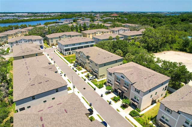 842 Tennyson Mill Cir, Tampa, FL 33619 - aerial view of residential area with a nearby body of water