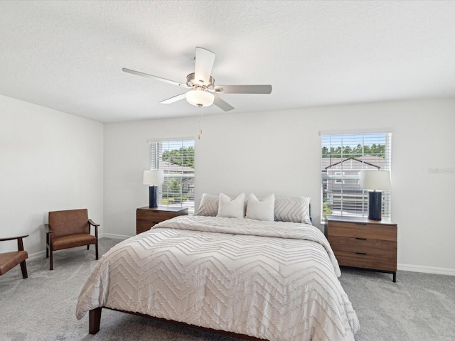 17729 Nectar Flume Dr, Land O Lakes, FL 34638 - bedroom with carpet floors, baseboards, and a ceiling fan