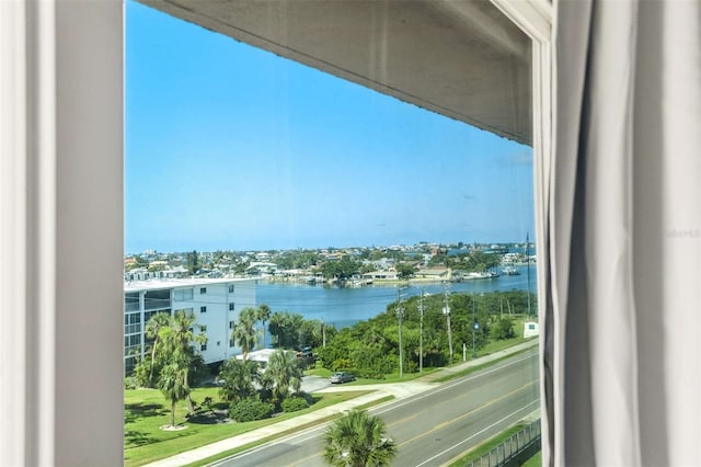 100 Bluff View Dr Unit 405A, Belleair Bluffs, FL 33770 - water view featuring nearby urban area
