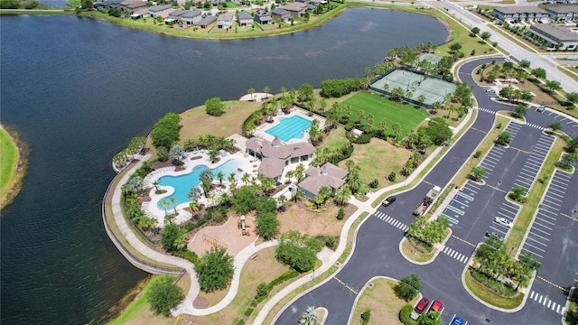 9931 Victory Gallop Loop, Ruskin, FL 33573 - view of property location featuring a pool and a large body of water