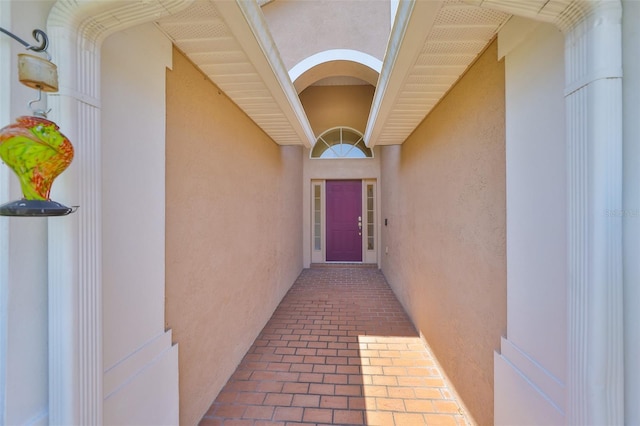 14502 Pond Cypress Way, Tampa, FL 33626 - entrance to property featuring stucco siding