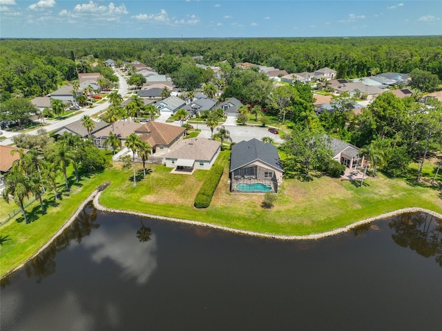 14502 Pond Cypress Way, Tampa, FL 33626 - view of property location with a forest, nearby suburban area, and a large body of water