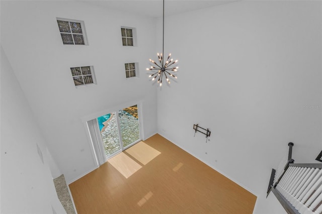 3002 Savannah Oaks Cir, Tarpon Springs, FL 34688 - foyer entrance featuring a chandelier and a high ceiling