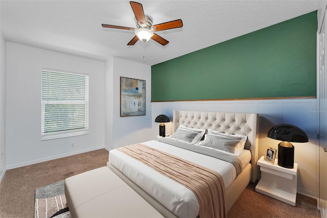 3002 Savannah Oaks Cir, Tarpon Springs, FL 34688 - bedroom featuring carpet flooring, a ceiling fan, and baseboards
