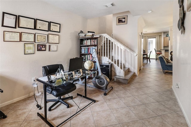 21115 NW 14th Pl Unit 2, Miami, FL 33169 - home office featuring baseboards and light tile patterned floors