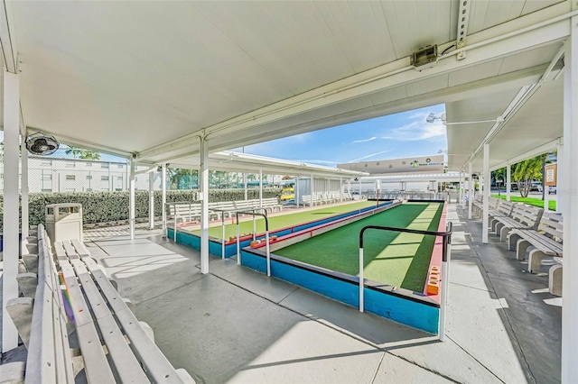 6020 S Shore Blvd Unit 709, Gulfport, FL 33707 - view of community featuring a bocce ball area