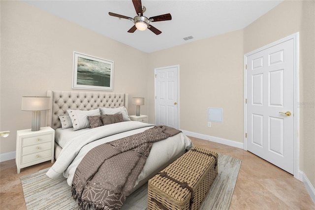 10764 70th Ave Unit 5302, Seminole, FL 33772 - bedroom featuring baseboards and a ceiling fan