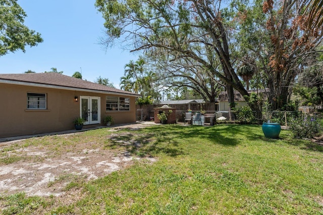 314 Bath St, Tarpon Springs, FL 34689 - view of yard with french doors