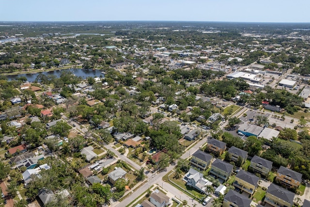 314 Bath St, Tarpon Springs, FL 34689 - aerial view of property and surrounding area with a large body of water