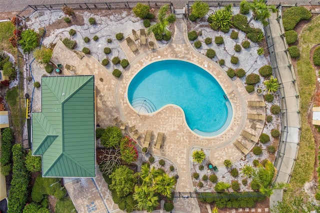 6319 Sunset Bay Cir, Apollo Beach, FL 33572 - aerial view of a pool