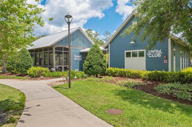 4264 Bexley Village Dr, Land O Lakes, FL 34638 - view of home's community featuring a lawn