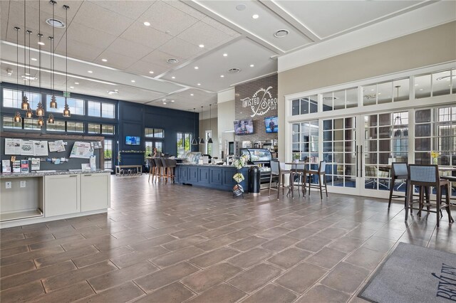 4264 Bexley Village Dr, Land O Lakes, FL 34638 - lobby featuring a towering ceiling and recessed lighting