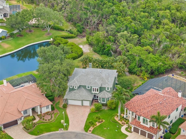 1171 Red Maple Cir NE, Saint Petersburg, FL 33703 - view of subject property with a nearby body of water