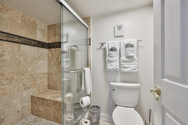 13720 Gulf Blvd Unit 302, Madeira Beach, FL 33708 - full bath with a shower stall and toilet