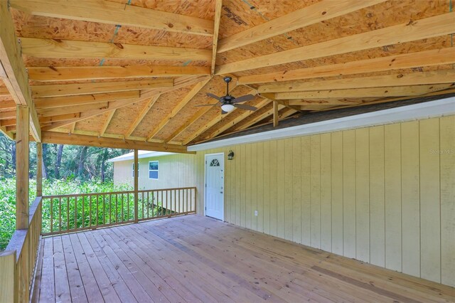 2112 33rd St SE, Ruskin, FL 33570 - view of wooden deck